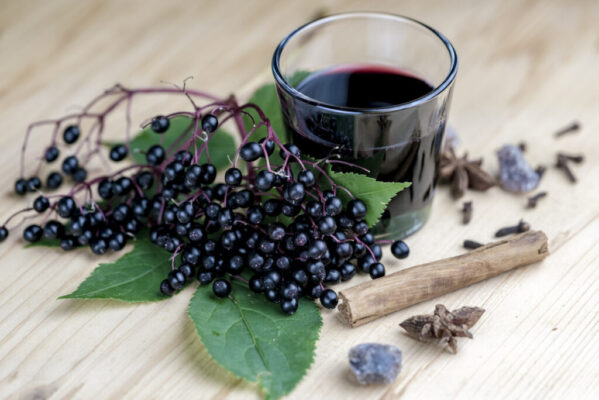 Elderberries syrup