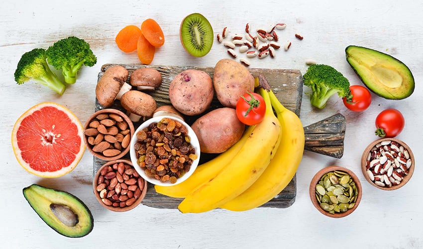 Foods rich in potassium