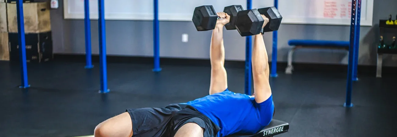 Dumbbell tricep workout