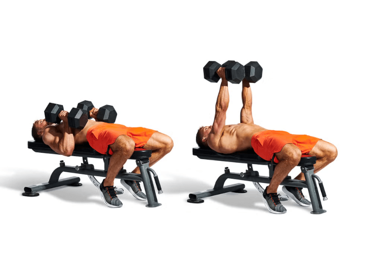 Dumbell bench press