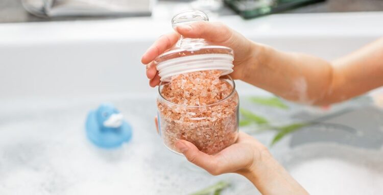 Epsom salt bath