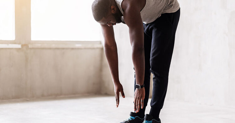 Standing hamstring stretch