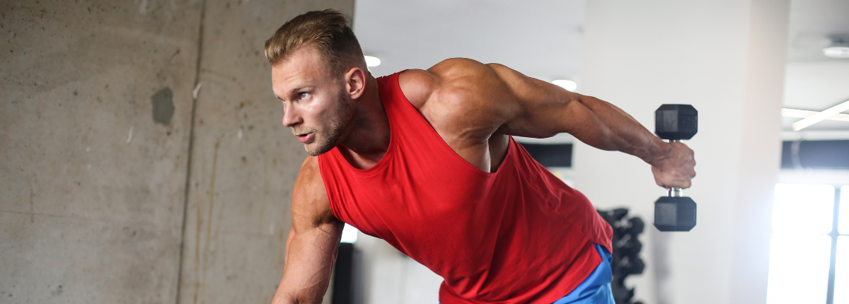 Triceps exercises with dumbells