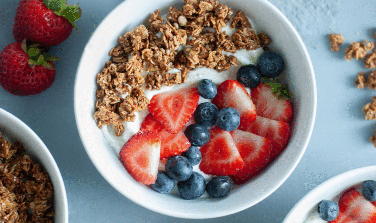 Greek yogurt parfait