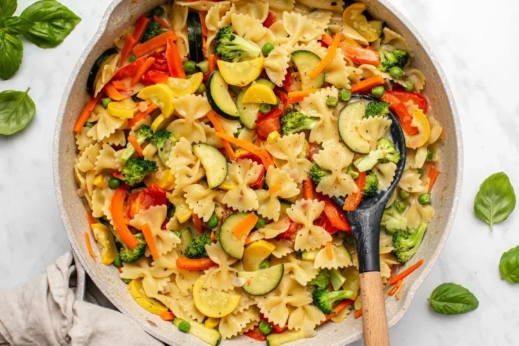 One-pot pasta primavera