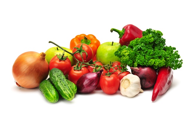 Raw vegetables